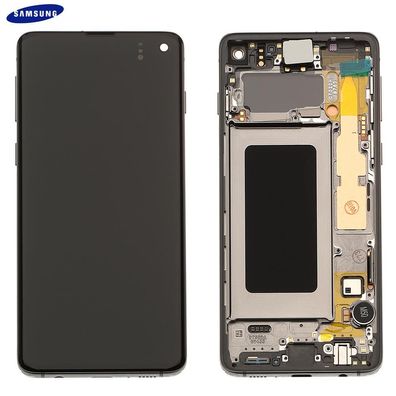 Samsung Galaxy S10 G973F LCD Display Touch Screen Prism Black GH82-18850A / GH82-1...