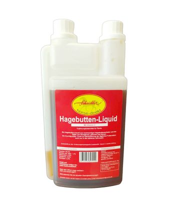 Hagebutten-Liquid 1 L für Pferde, Ponys - Mit Vitamin C -