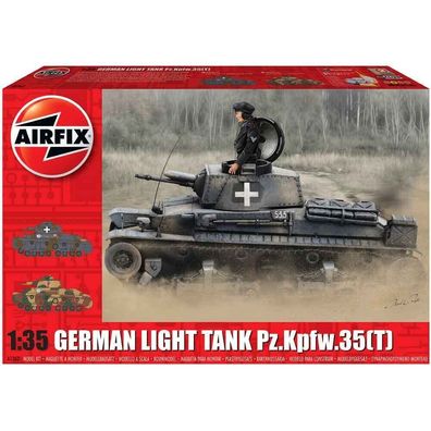 Airfix German Light Tank Pz. Kpfw.35(T) Panzer in 1:35 1501362 Airfix A1362 Bausatz
