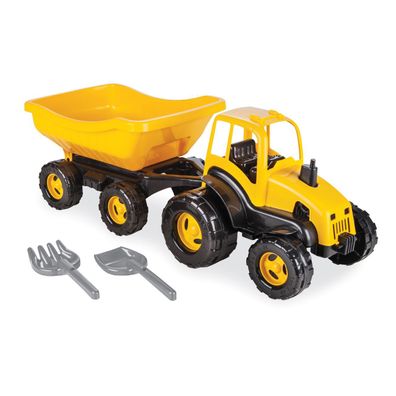 Kinder Traktor, Bauernhof Spielzeug, Traktor mit Anhänger, Spielzeugtraktor für Kinde