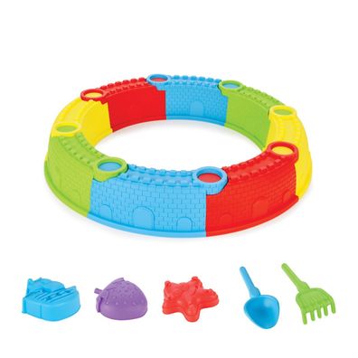 Sandspielzeug Set mit 13 Teilen, Sandkasten Spielzeug mit Sandschaufel und Sandformen