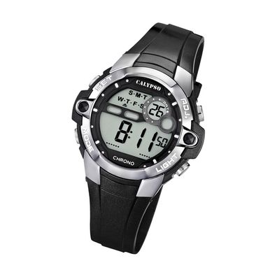 Calypso Kunststoff Unisex Uhr K5617/6 Armbanduhr schwarz Digital UK5617/6