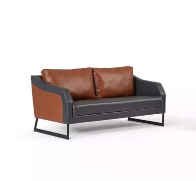 Sofa 2 Sitzer Modern Luxus Design Arbeitszimmer Polstersofa Neu