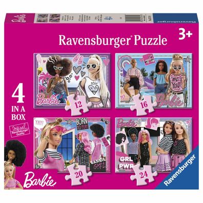 4 Puzzle in 1 - Barbie