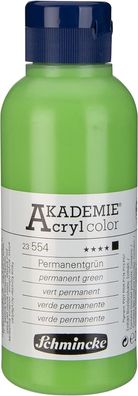 Schmincke Akademie Acryl Color 250ml Permanentgrün Acryl 23554027