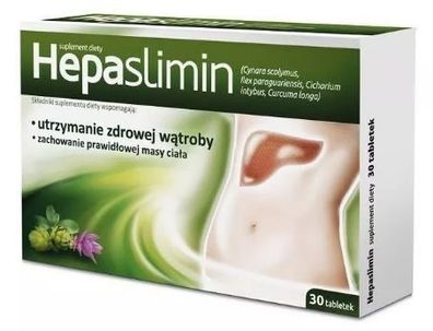 HepaSlimin, 30 Tabletten - Lebergesundheit & Entgiftung