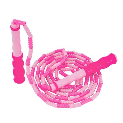 Springseil rosa TPU Perlen Kinder Erwachsene verstellbares Seil Jump Rope beaded