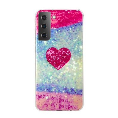 Hülle für Samsung Galaxy S22 Plus + Handyhülle Handy Case Cover Schutzhülle Herz