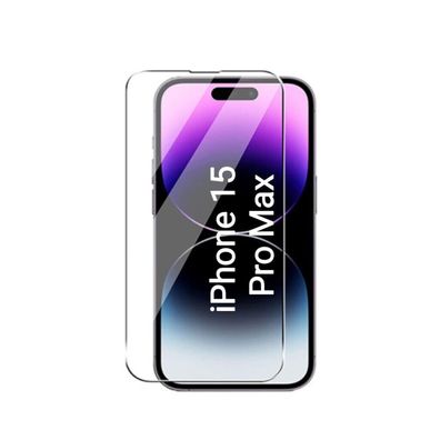 iPhone 15 Pro Max Panzerfolie Displayschutzglas Hartglas Displayschutz Glas