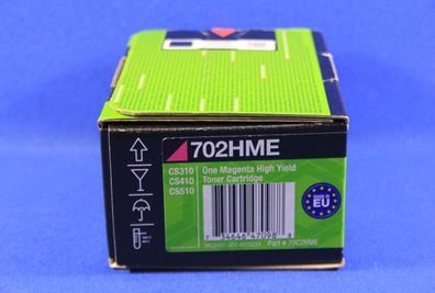 Lexmark 702HME Toner Magenta 70C2HME (entspricht 70C2HM0 ) -A