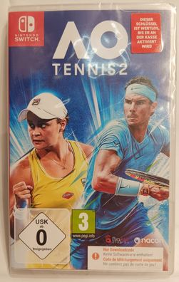 NEU für Nintendo Switch Spiel American Open AO Tennis 2 Port Game Code in Box