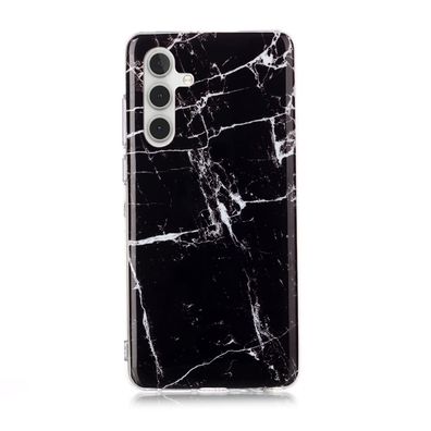Hülle für Samsung Galaxy A13 5G Handyhülle Handy Case Cover Marmor schwarz weiß