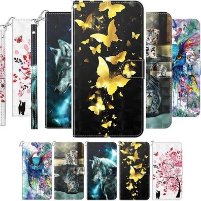 Hülle für Samsung Galaxy A34 5G Wallet Handyhülle Tasche Flip Case Etui Cover