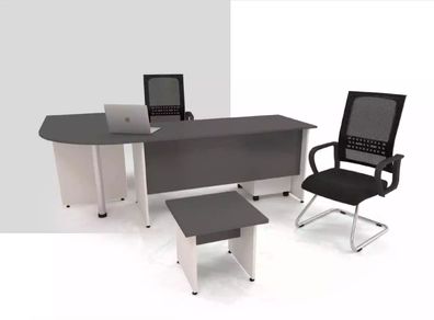 Büromöbel Set Büro komplett 2 tlg Bürotisch Einrichtung Couchtisch Tisch