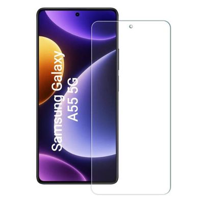 Samsung Galaxy A55 5G Panzerfolie Screen Schutzfolie Hartglas Displayschutz Glas