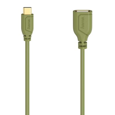Hama OTG Adapter-Kabel USB-C auf USB-A Konverter für Handy Tablet PC Notebook