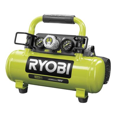RYOBI Akku-Kompressor R18AC-0, Akku Luftpumpe, Reinfen Druckluft, 8,3 BAR - 18V