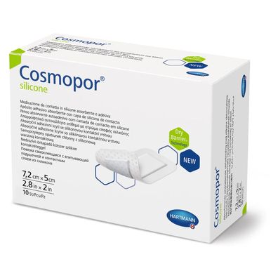 Hartmann Cosmopor® silicone steriler Wundschnellverband 7,2 x 5 cm - 10 Stück | Packu