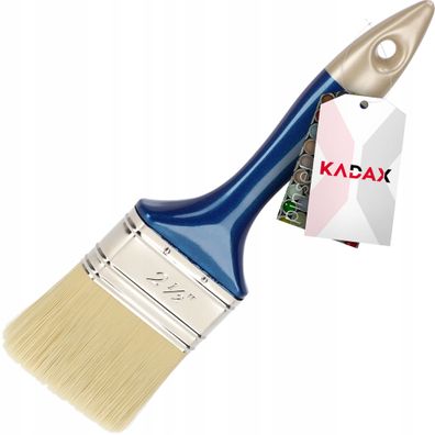 KADAX Pinsel aus Kunststoff, Flachpinsel, Malerpinsel, Borstenpinsel, 2.5