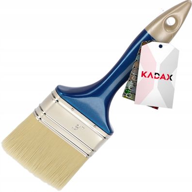 KADAX Pinsel aus Kunststoff, Flachpinsel, Malerpinsel, Borstenpinsel, 3