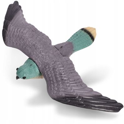 KADAX Vogelschreck aus Kunststoff, künstliche Turmfalke, Vogelabwehr, 1 Stück