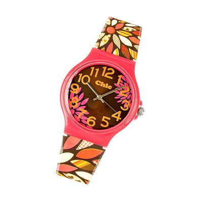 Chic-Watches Damenuhr Retro Flowers Armbanduhr Chic Lady-Uhren UC013