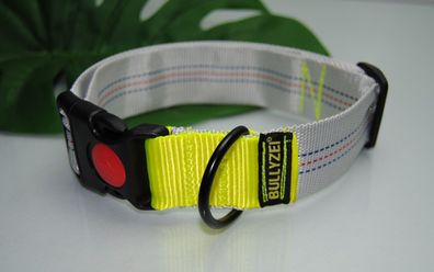 Halsband Feuerwehrschlauch Neon Security-Lock Rettungshund Labrador DLRG