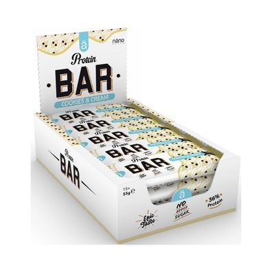 NanoSupps Protein Bar (15x55g) Cookies and Cream