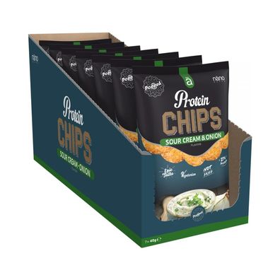 NanoSupps Protein Chips (7x40g) Sour Cream and Onion