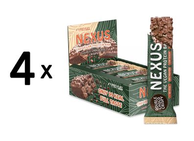 4 x ProFuel Nexus Protein Bar (12x30g) Double Chocolate Crispy