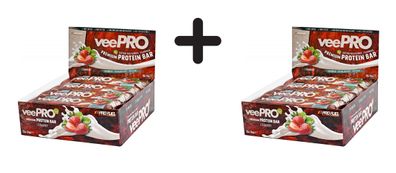 2 x ProFuel veePro Bar (12x74g) Strawberry
