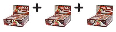 3 x ProFuel veePro Bar (12x74g) Strawberry