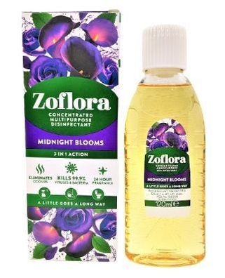 Zoflora Desinfektionsmittel, Midnight Blooms, 120 ml.