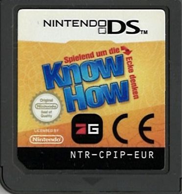 Know How Spielend um die Ecke denken Nintendo DS DSL DSi 3DS 2DS NDS ...