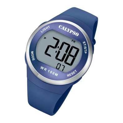 Calypso Kunststoff Herren Jugend Uhr K5786/3 Digital Armbanduhr blau UK5786/3