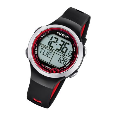 Calypso Kunststoff Unisex Uhr K5799/6 Digital Armbanduhr schwarz UK5799/6