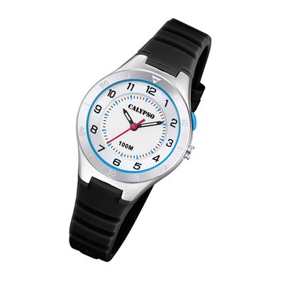 Calypso Kunststoff Jugend Uhr K5800/4 Analog Casual Armbanduhr schwarz UK5800/4