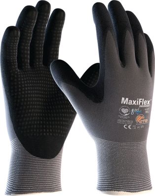 Handschuhe MaxiFlex Endurance with AD-APT 42-844 Gr.8 grau/ schwarz