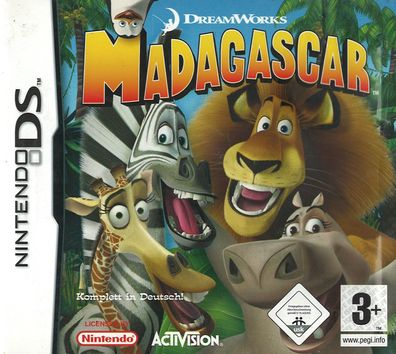 Madagascar Nintendo DS DSi 3DS 2DS DreamWorks Activision - Ausführung: ...