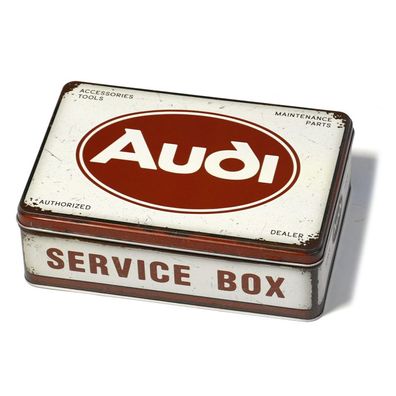 Audi Vorratsdose Logo Audi Pflaume Oval Service Box Dose Nostalgie A8-8025