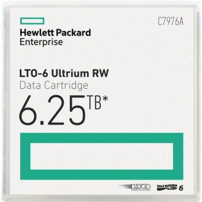 HP Bandkassette LTO Ultrium-6 C7976A 2,5 m (B x L) 6.250Gbyte