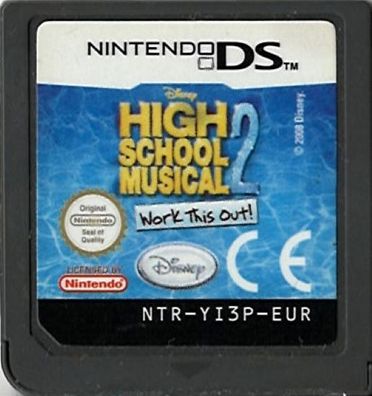 High School Musical 2 Work This Out! Nintendo DS DS Lite DSi 3DS 2DS - ...