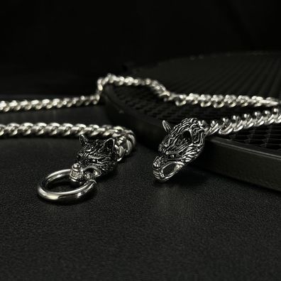 Personalized Leopard Necklace Stainless Steel Necklace For Men