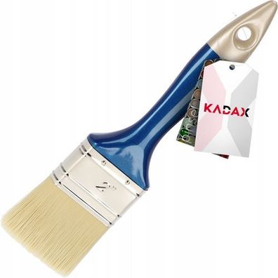 KADAX Pinsel aus Kunststoff, Flachpinsel, Malerpinsel, Borstenpinsel, 2