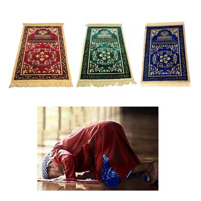 Muslimischen Gebet Teppich Eid Beten Stickerei Quaste Teppich Boden Matte