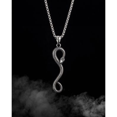 Trendy Men's Snake Pendant Men's Necklace Personalized Pendant
