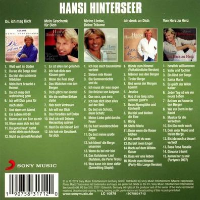 Hansi Hinterseer: Original Album Classics Vol. 2 - Sony - (CD / Titel: H-P)