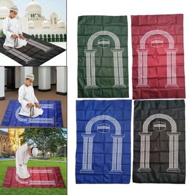 Polyester Muslim Gebetsteppich Grobe Ramadan Geschenke Anbetungsteppiche Islam