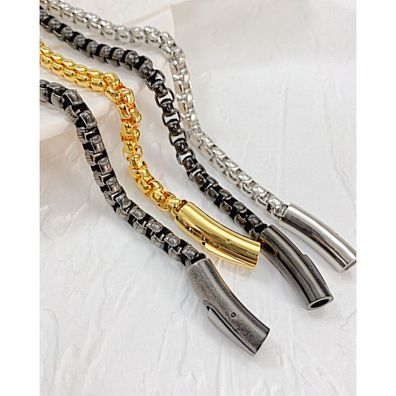 Titanium Steel Bracelet Men's Simplicity Stainless Steel Bracelet
