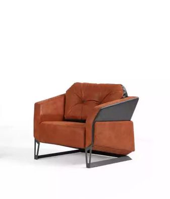 Büro Sessel Luxus Möbel Arbeitszimmer Büromöbel Orange Sitz Neu